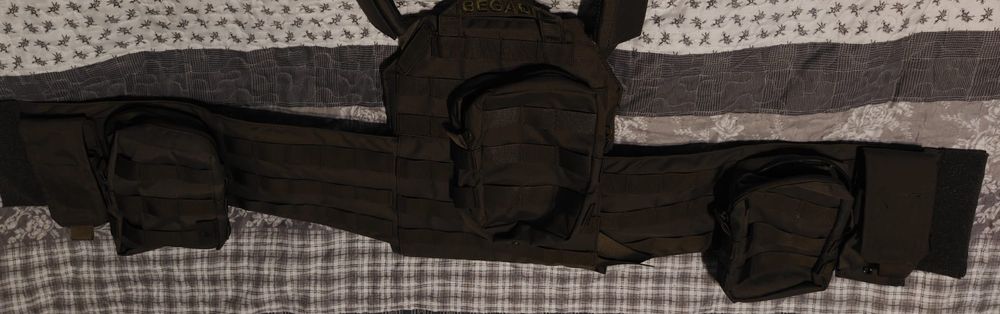 Vestă tactică Begadi verde M - Airsoft