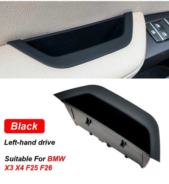 Място за съхранение / джоб за дръжката на вратата BMW X3 X4 F25 / F26 черен
