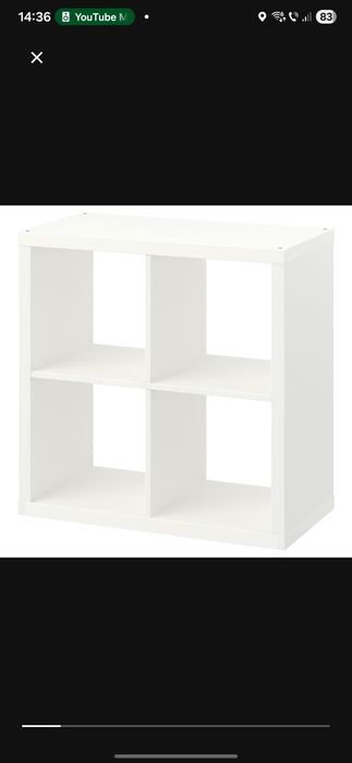 Kallax ikea cu 4 rafturi