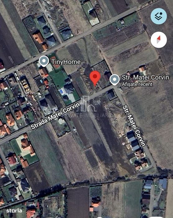 Teren 750 Mp De Vanzare, Sângeorgiu de Mureș Strada Matei Corvin!