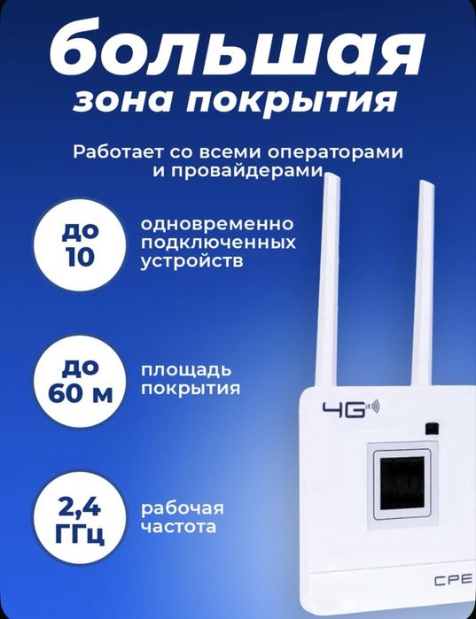 4G LTE CPE роутер