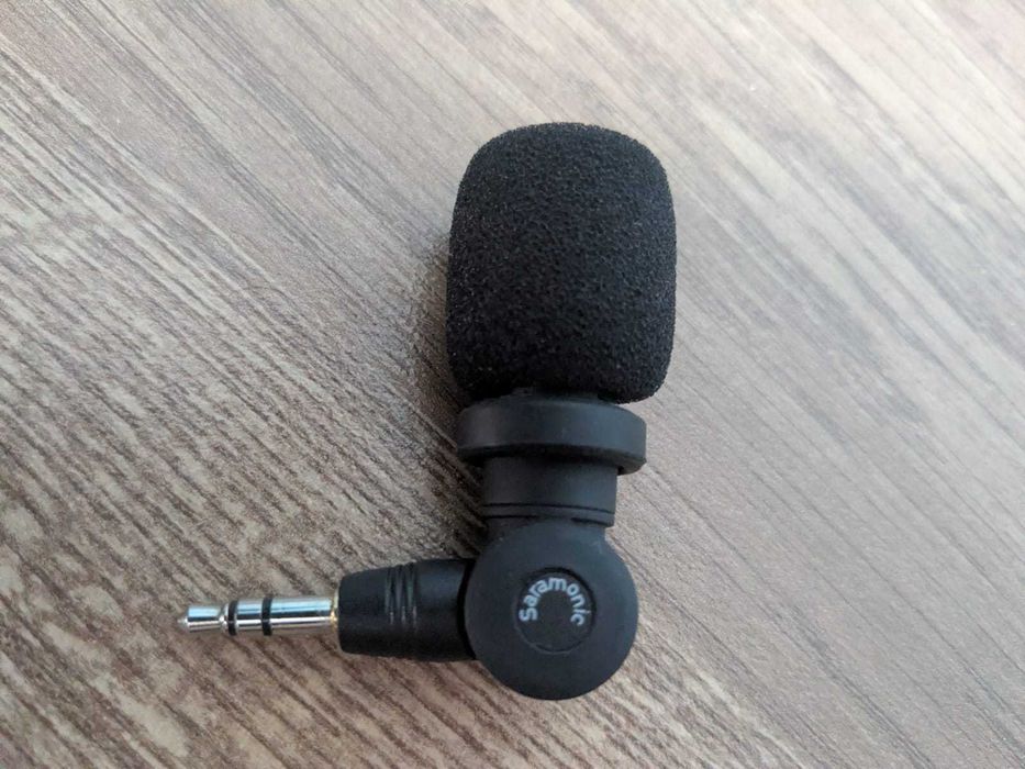 Microfon Directional Compact Saramonic (Jack 3.5mm TRRS) – Telefon, Laptop, GoPro, DSLR