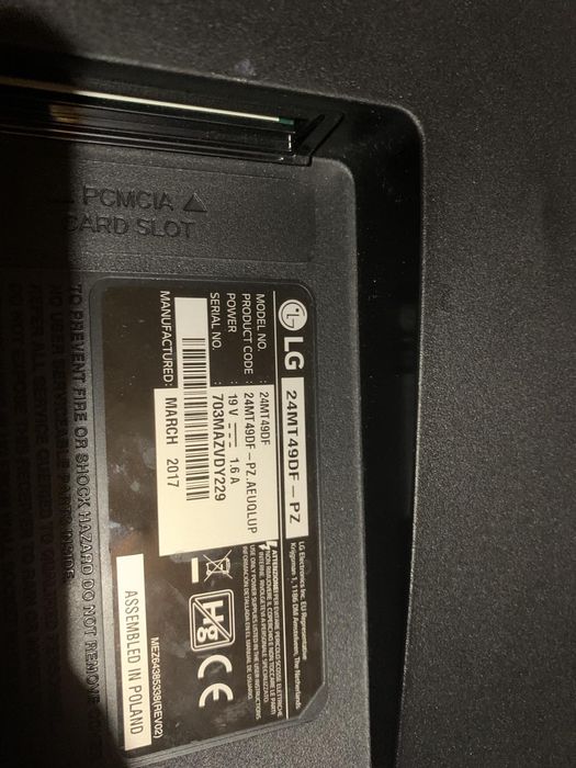 Телевизор-монитор LG 24 - модел 24MT49DF-PZ