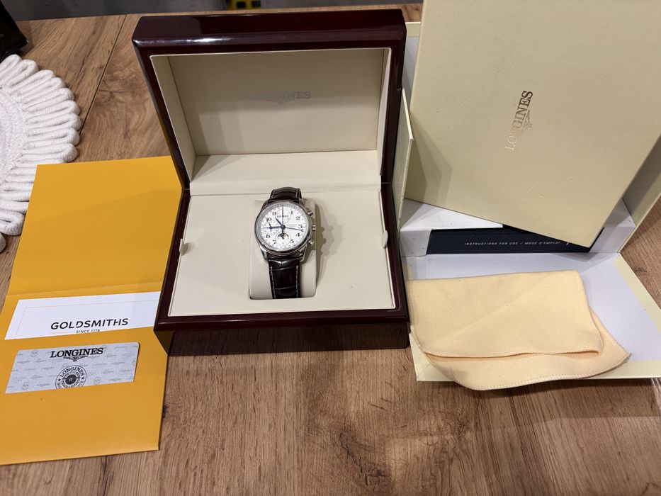 Longines Master Collection Moonphase Chronograph – Full Set