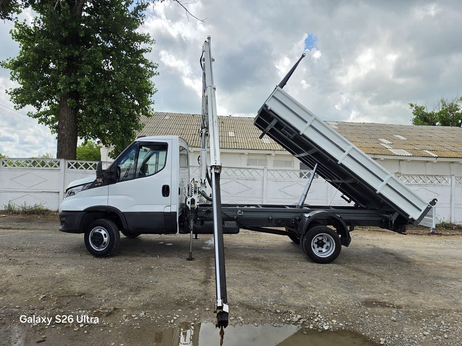 Iveco daily 35c18 Basculabil cu macara,an 2020