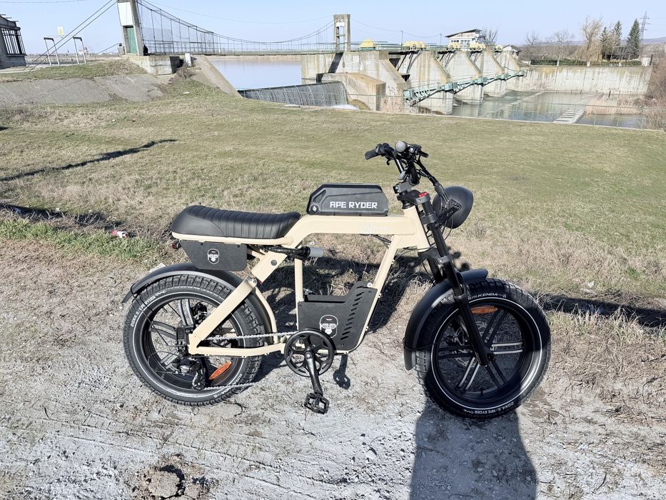E-bike Ape Ryder Baboon / stil moped / moto electric Bacau • OLX.ro