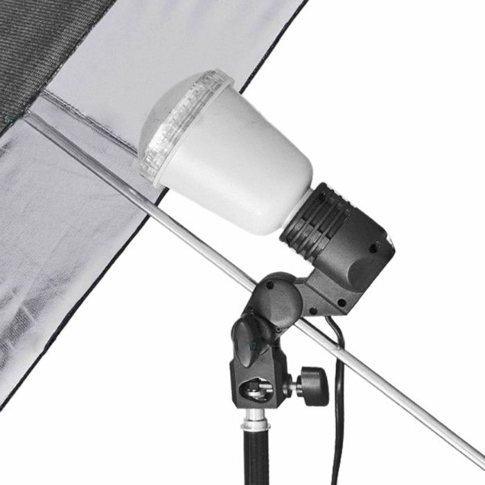 Зонт студийный серебряный 84 см