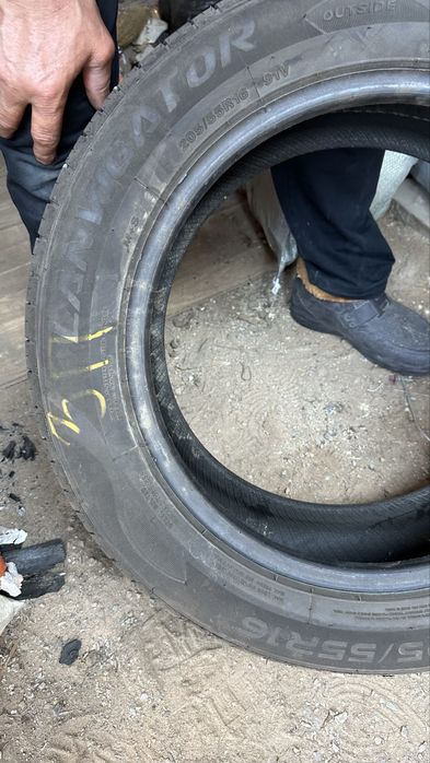 Летние шины б/у, комплект