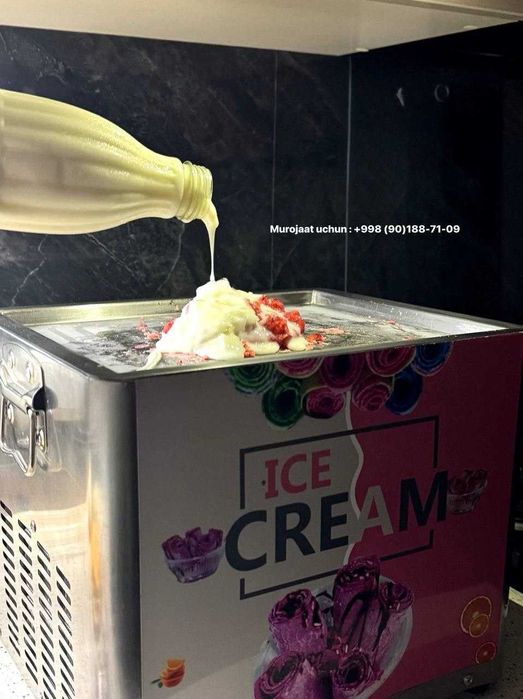 Мини аппарат для жаренной мороженого