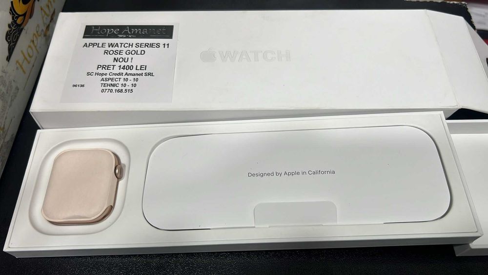 Hope Amanet P3 Apple Watch Series 11 Rose gold 42mm NOU !!