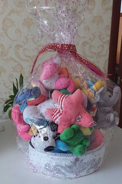 Готовые қоржыны c игрушками