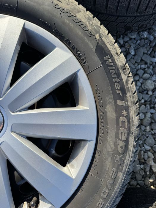 Jante Tabla 5x112 VW Audi Skoda Seat Anvelope Iarna Hankook