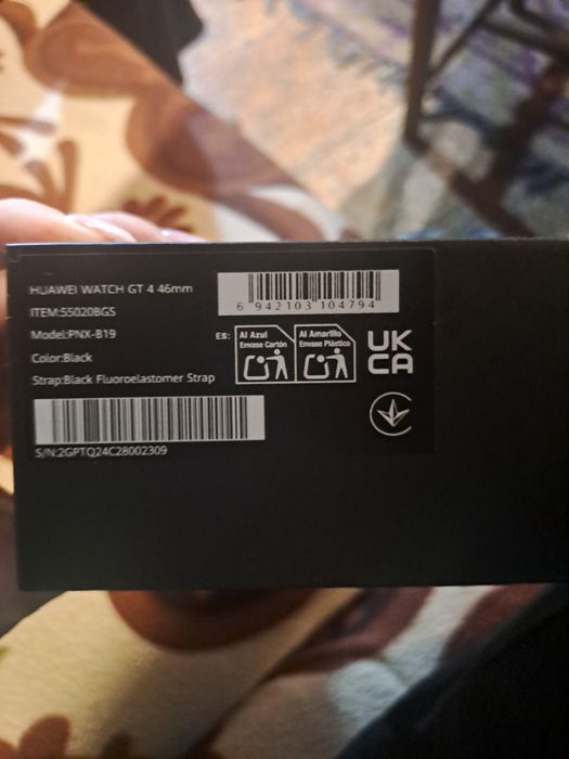 Huawei Watch GT 4 – 46 мм, черен