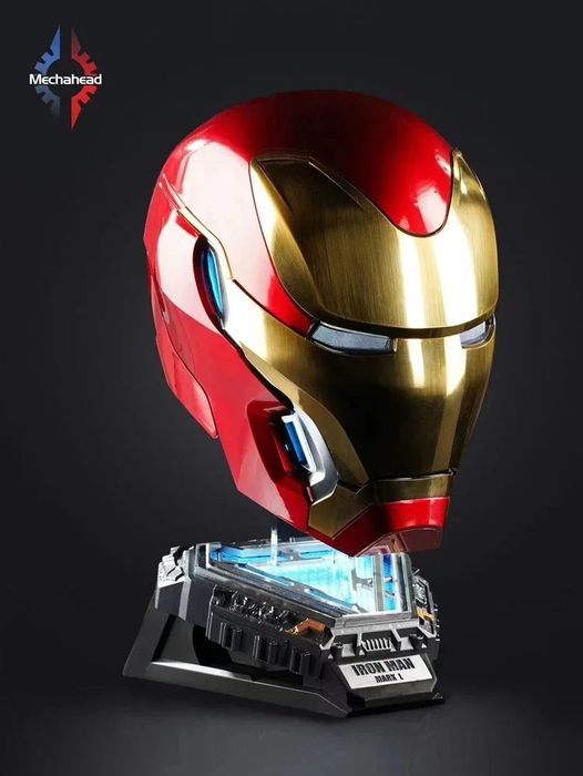 Masca lui Iron man MK 50 motorizat electric, deschidere cu voce, nou