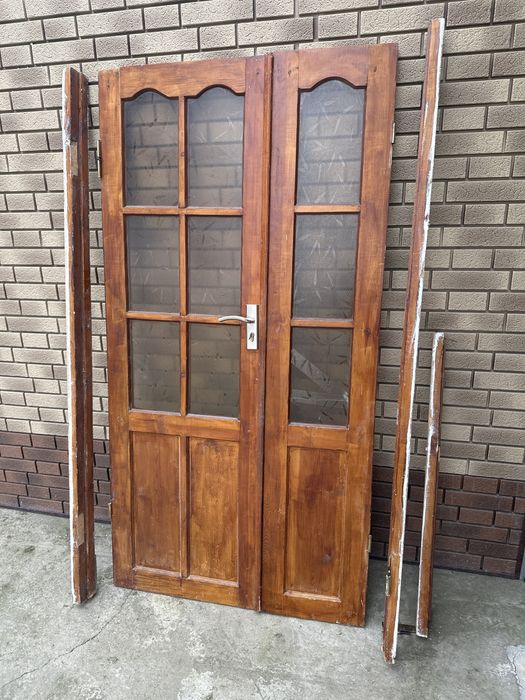 дверь двойная ширина 1метр, высота 2метр