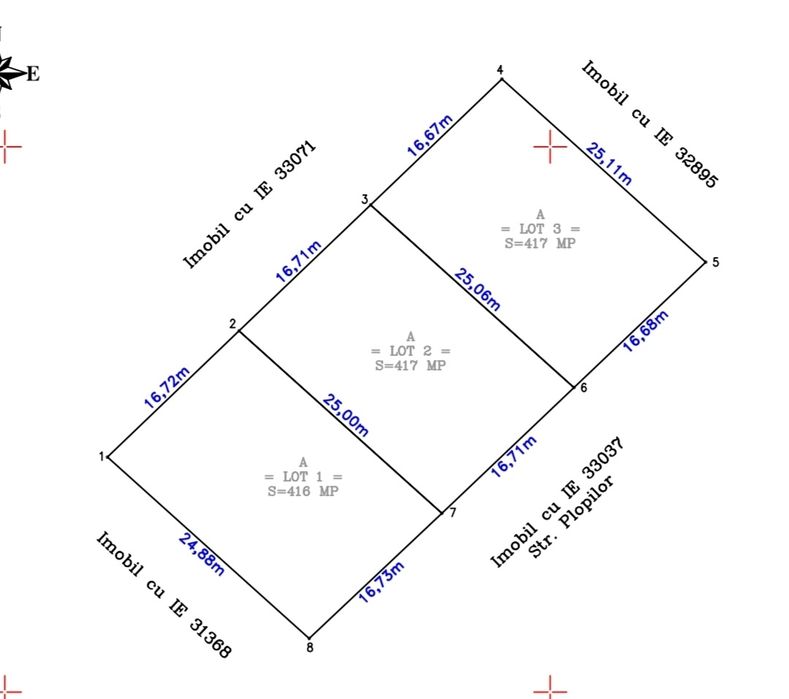 Teren intravilan 420 m²