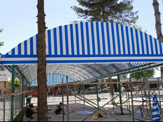 Банер ва баннер установка и сетка бассен закрит бисетка карейиски кита