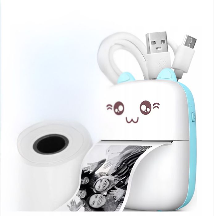 Mini imprimantă termică, bluetooth, 30 de metri de print