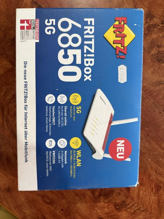 Router Fritzbox 6850 5G