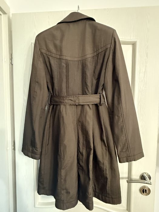 Trench Poema kaki metalizat