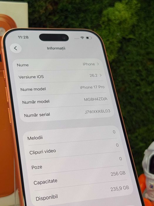 iPhone 17 Pro Cosmic Orange 256GB 100% Baterie #170245