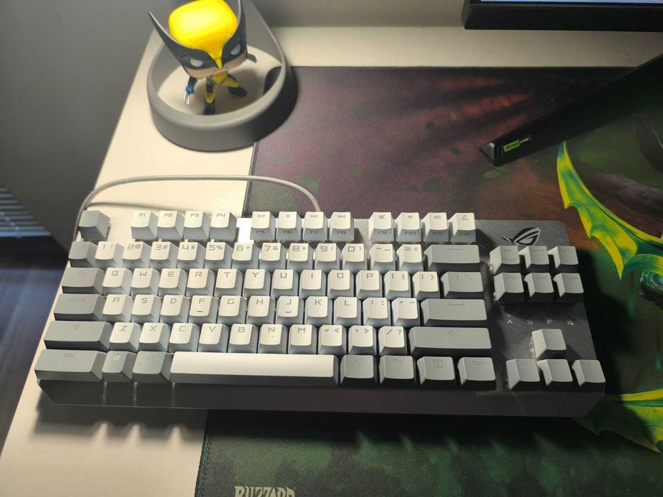 ASUS ROG Strix Scope NX TKL Moonlight White NX RED