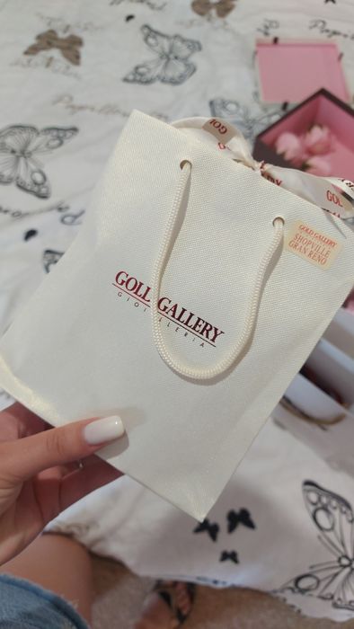 Златно синджирче с цирконии