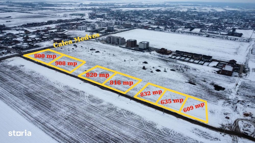 Terenuri ideale pentru proiecte rezidentiale 5–9 apartamente – Cal