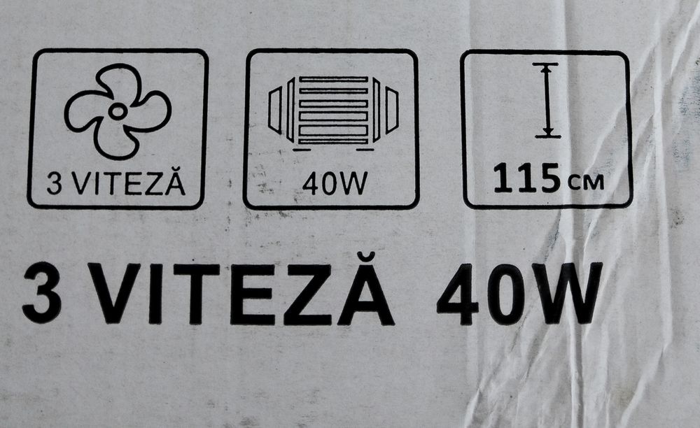 Ventilator cu picior nou