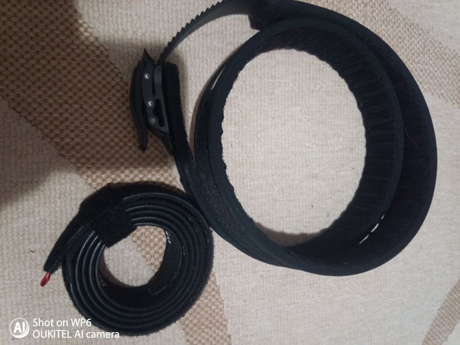 Колан за стрелба  Double Alpha Academy
катарама Ratchet - черен -115см