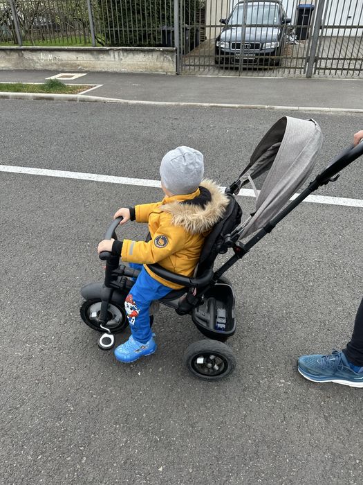 Tricicleta QPLAY Rito Rubber