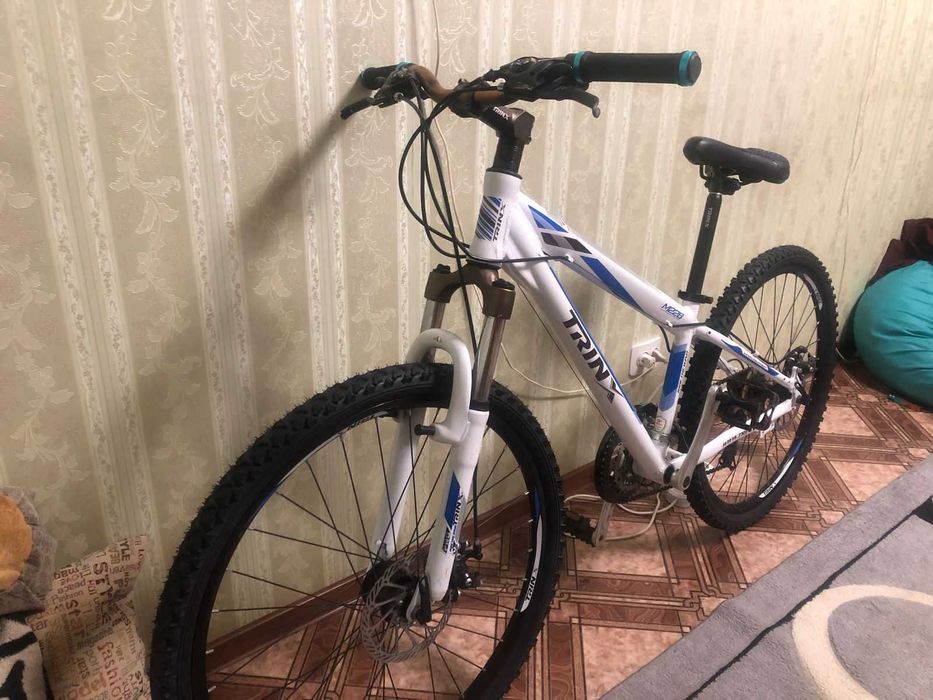 велосипед trinx с новой резиной