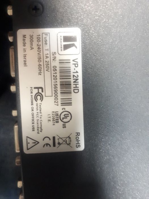 Kramer VP-12NHD усилитель-распределитель видео сигнала