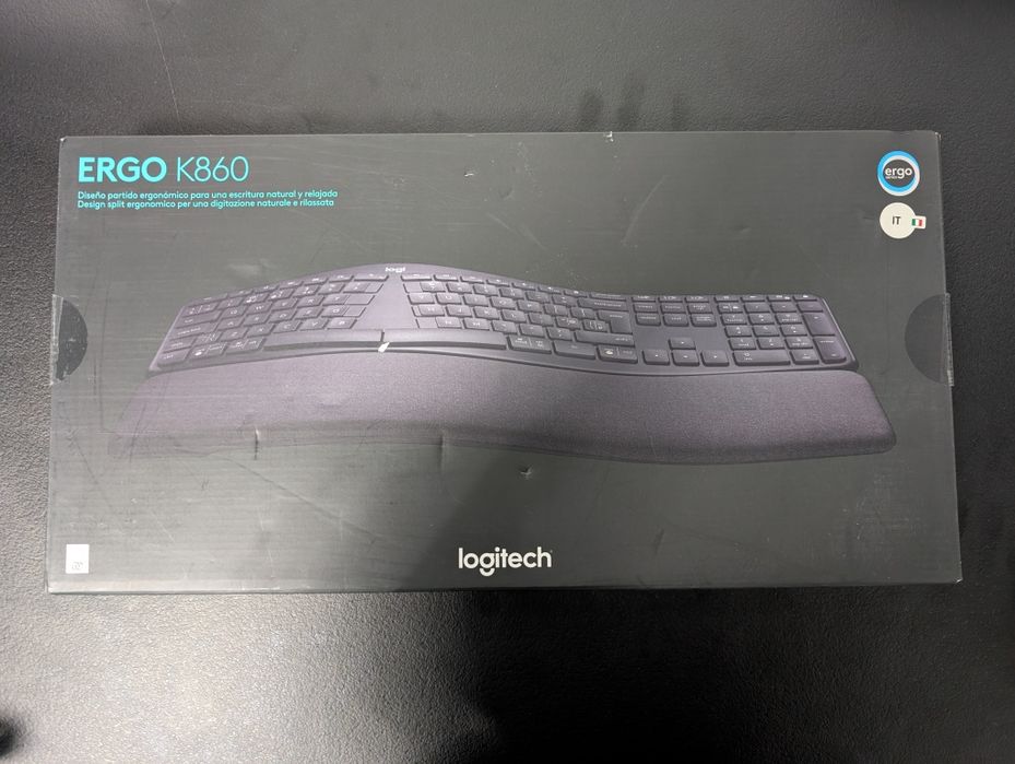 Tastatură ergonomică Logitech Ergo K860 – Wireless, Sigilată!