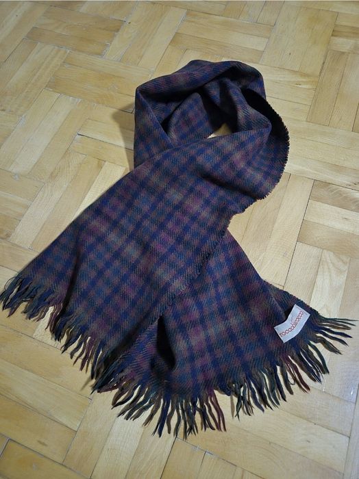 Fular Lux Roccobarocco, Lână Pătrată, Made in Italy, Bărbați