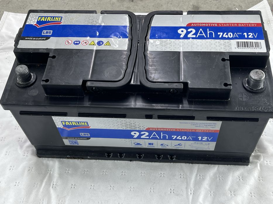 Акумулатор Fairline 92AH 740A 12V