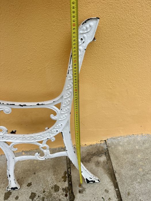 2 banci din fonta complete