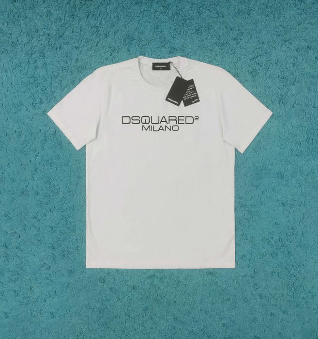 Tricou DSQUARED2 Milano White Edition