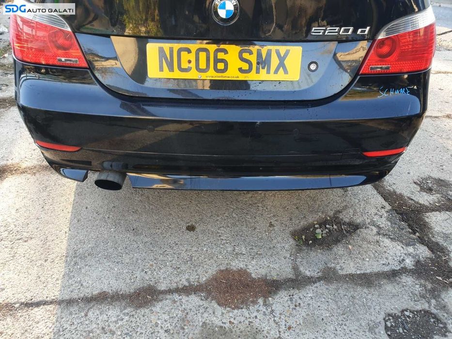 Bara Spoiler Spate cu Senzori Parcare BMW Seria 5 E60 2003 - 2010 Culoare 668/9 Schwarz 2 [C2238] [RAFT] [Depozit]