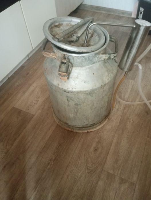 Алюминиевая фляга с дистеллятором