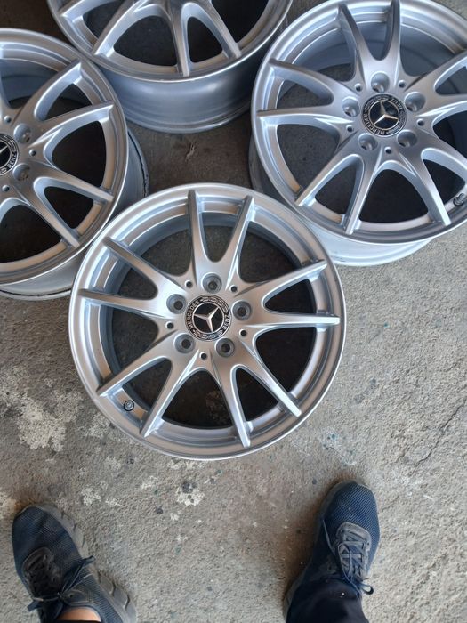 Set 4 jante aluminiu Mercedes Benz A B C class 16 zoll senzori presiune