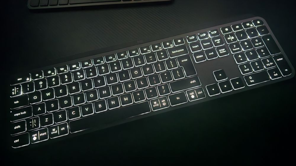 Tastatura Logi mx keys win/mac + usb bolt reciver