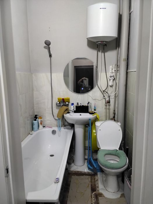 Квартира студия на цокольном этаже