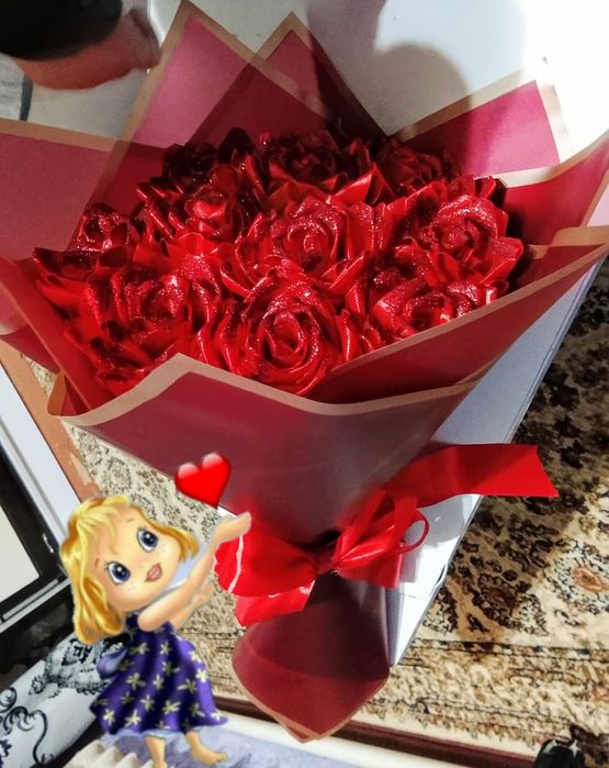 Цветы ручной изделия