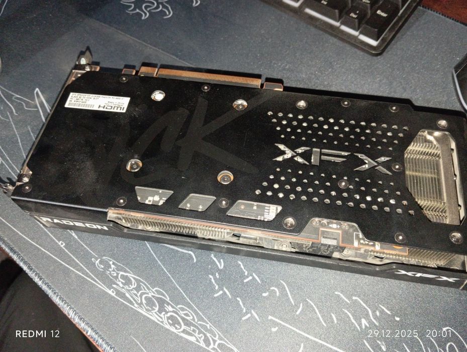 RX6600XT 8GB XFX 3кулера кастом
