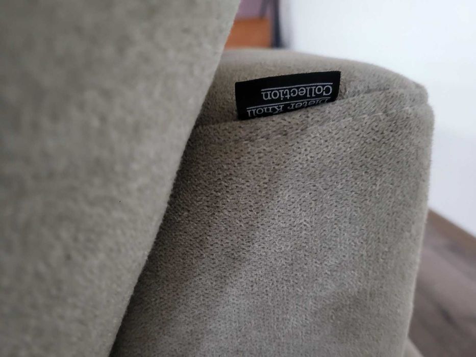 ПРОМОЦИЯ!!! Сиво-бежов ъглов диван от плат Dieter Knoll ZE-EM20075