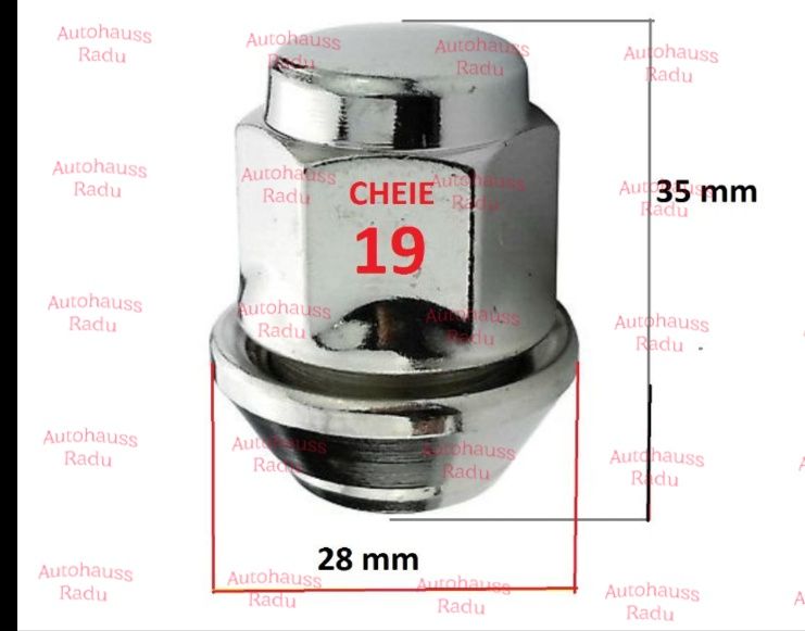 Piulite Negre Ford Focus Fiesta Mondeo Kuga pt jante aliaj Originale