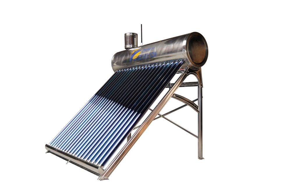 Panou Solar Serpentina Presurizat Cu 150L INOX 15 tuburi apa calda
