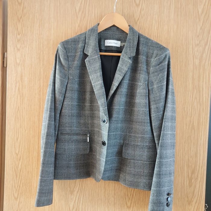 Sacou scurt gri mărimea 10