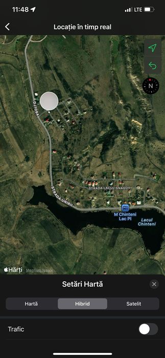 De vânzare teren 700m2-Chinteni ,lângă lac ,zona premium